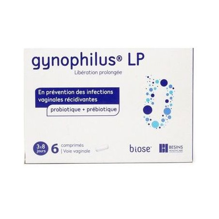 Gynophilus LP 6 comprimés vaginaux