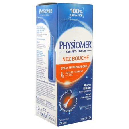 Physiomer Hypertonique Nez Bouché 135ml