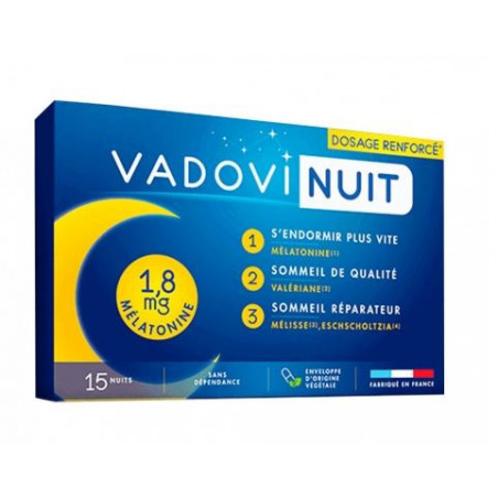 Vadovi Nuit 15 comprimés