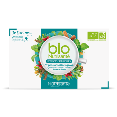 Nutrisanté Infusion Défenses Naturelles BIO 20 sachets filtres