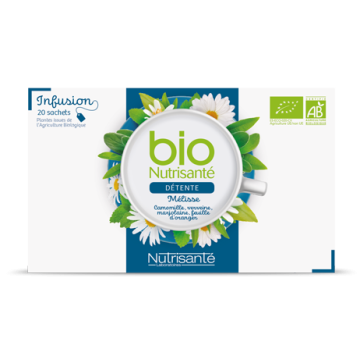 Nutrisanté Infusion Détente BIO 20 sachets filtres