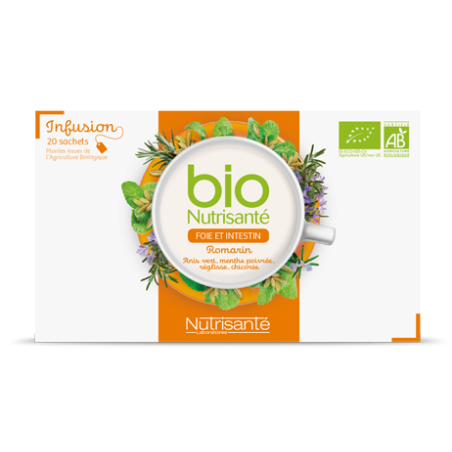 Nutrisanté Infusion Foie et Intestin BIO 20 sachets filtres