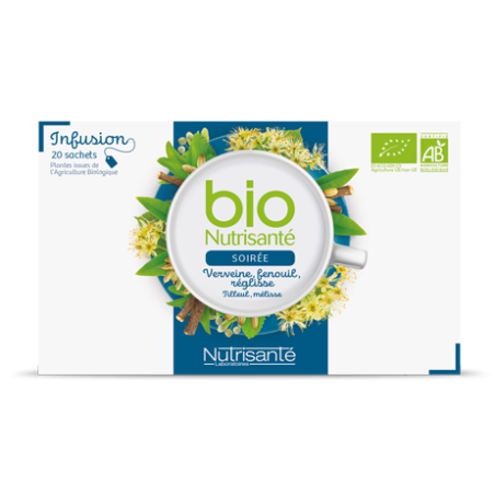 Nutrisanté Infusion Soirée BIO 20 sachets filtres