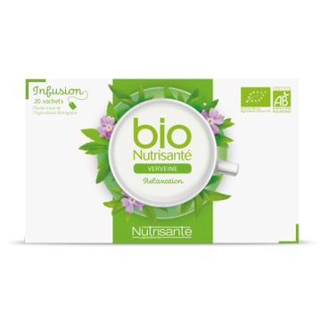 Nutrisanté Infusion Verveine BIO 20 sachets filtres