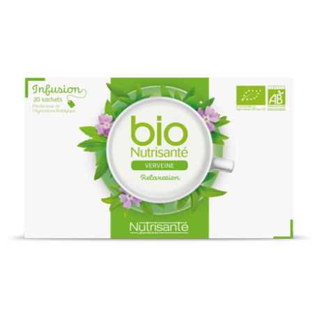 Nutrisanté Infusion Verveine BIO 20 sachets filtres