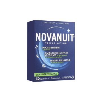 Novanuit Triple Action Sommeil 30 comprimés