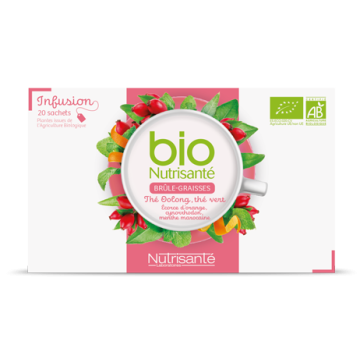 Nutrisanté Infusion Brûles-Graisses BIO  20 sachets filtres