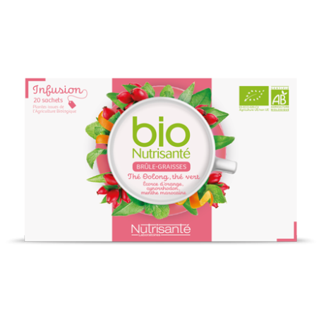 Nutrisanté Infusion Brûles-Graisses BIO  20 sachets filtres