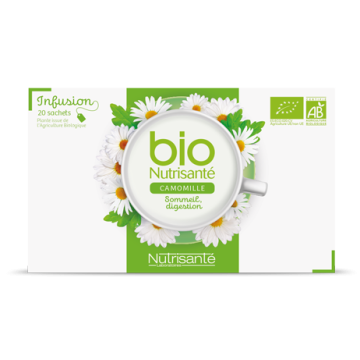 Nutrisanté Infusion Camomille BIO 20 sachets filtres