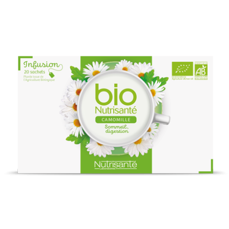 Nutrisanté Infusion Camomille BIO 20 sachets filtres