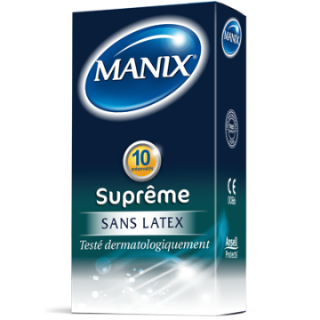 Manix Suprême Sans Latex 10 préservatifs