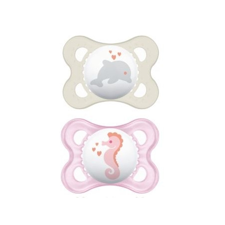 MAM Sucettes 1er Age Silicone Classique lot de 2