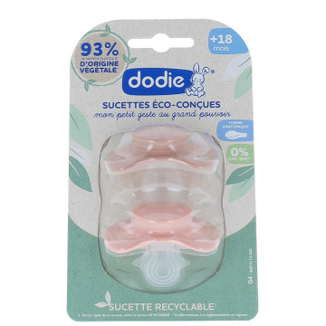 Dodie Sucettes Eco-Conçues +18 mois