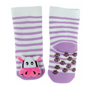 Shoop's Chaussettes d'intérieur 6-24 mois Vache