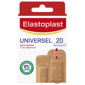 Elastoplast Pansement Universel Flex 20 Pansements 2 Tailles