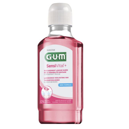 GUM Bain de Bouche SensiVital + Fluoré 300ml