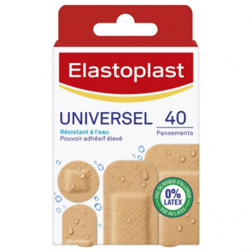 Elastoplast Pansement Universel 40 Pansements 4 Tailles