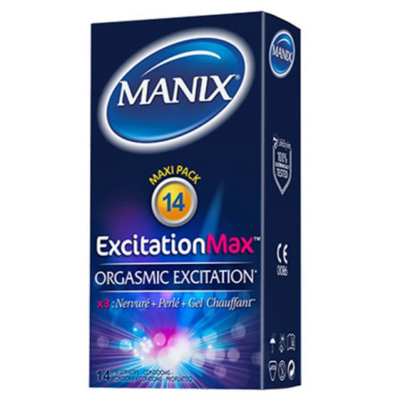Manix Excitation Max 14 préservatifs