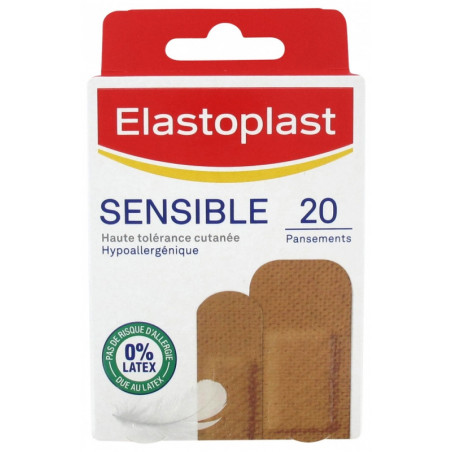 Elastoplast Pansement Sensible 20 Pansements Peaux Métisse