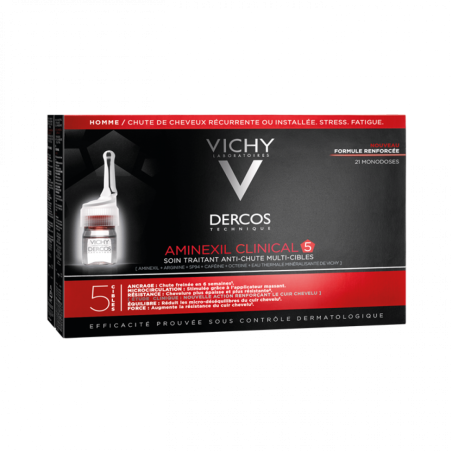 Vichy Dercos Aminexil Clinical 5 Homme 21 Monodoses