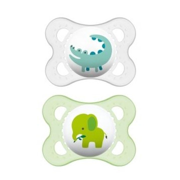 MAM Sucettes 1er Age Silicone Animaux lot de 2