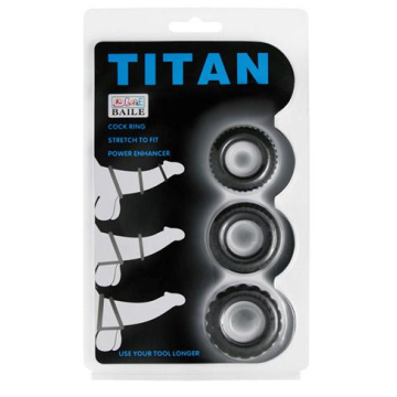 Set de 3 Cockring Titan Baile