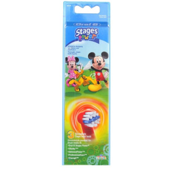 Oral-B Un Lot de 3 Brossettes Kids Mickey