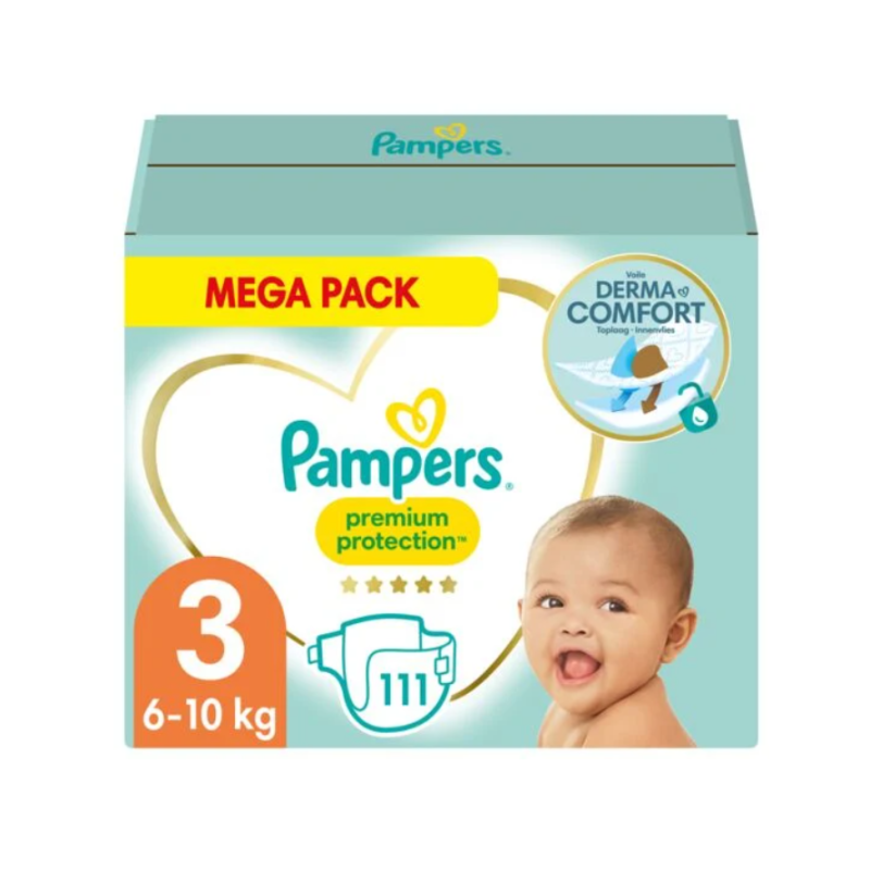 Pampers Premium Protection Taille 3 6-10kg 102 pièces