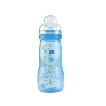 Biberon Mam Easy Active 2éme age 330ml Vert Debit X +6mois