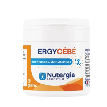 Nutergia Ergycébé 30 gélules