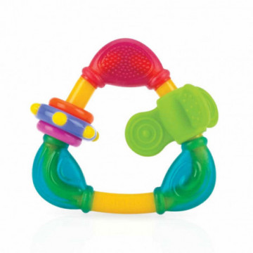 Nuby Triangle de Dentition Rigide et Souple 3mois+