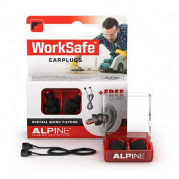 Alpine Bouchons d'oreille WorkSafe 1 paire