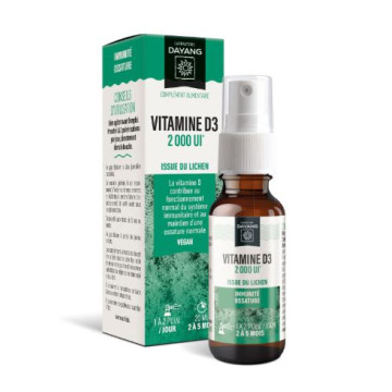 Dayang Vitamine D3 végétale 2000 UI 20ml