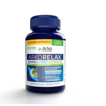 Arkopharma Arkorelax Sommeil Fort 60 gummies