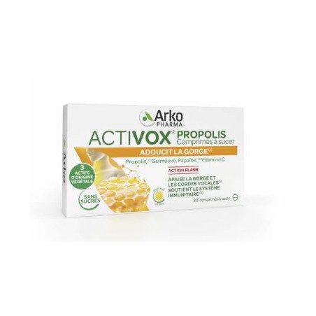 Arkopharma Activox Propolis comprimés à Sucer 20 comprimés
