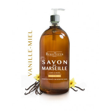 BeauTerra Savon de Marseille Vanille Miel 300ml