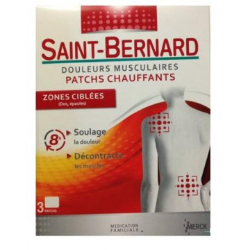 Saint Bernard Patchs Chauffants Zones Ciblées x 3