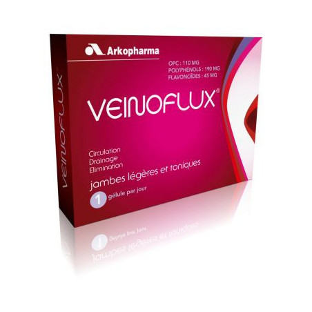 Arkopharma Veinoflux Jambes Légères 30 gélules