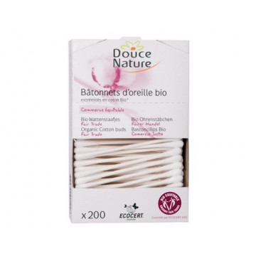 Douce Nature Bâtonnets d'Oreille BIO 200 unités