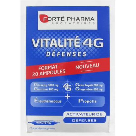 Forté Pharma Vitalité 4G Défenses 20 ampoules