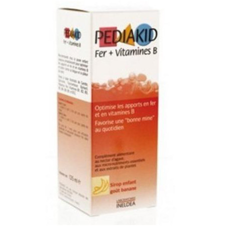 Pediakid Sirop Fer + Vitamine B 125ml