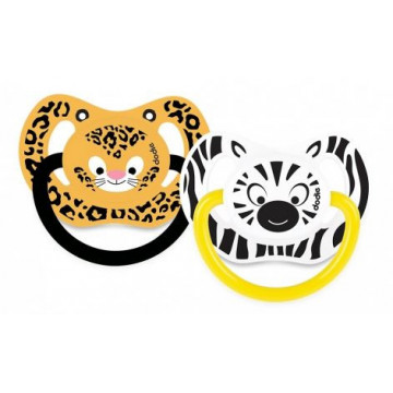 Dodie 2 Sucettes Physiologiques Silicone Jungle 6 Mois et + P67