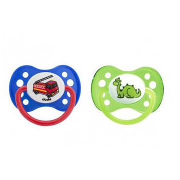Dodie 2 Sucettes Anatomiques Silicone 6 Mois et + A28