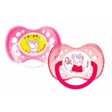 Dodie 2 Sucettes Anatomiques Silicone Peppa Pig 18 Mois et + A80