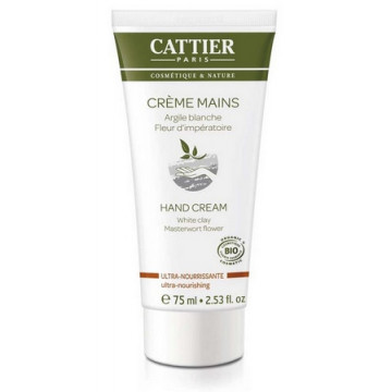Cattier Crème Mains Ultra-Nourrissante BIO tube 75 ml