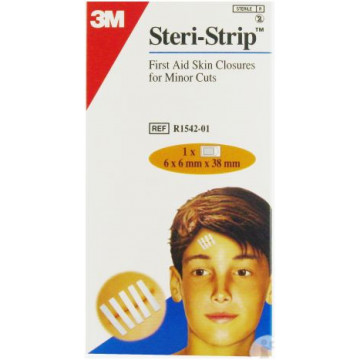 3M Steri-Strip Sutures Cutanées Adhésives - 10 x 6mm x 100mm