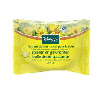Kneipp Bulle d'Oxygène Galet pour le Bain Arnica 1 Galet 80g