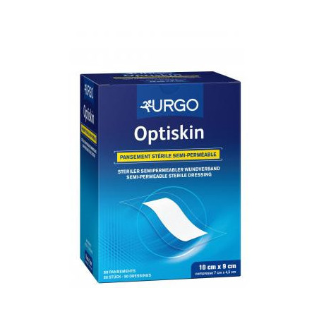 Urgo Optiskin 10 Pansements Stérile 5.3cm x 8cm