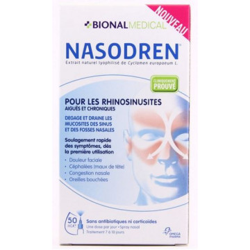 Nasodren Rhinosinusites - spray 50mg