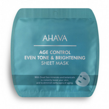 Ahava Masque Tissu Anti-âge et Eclat